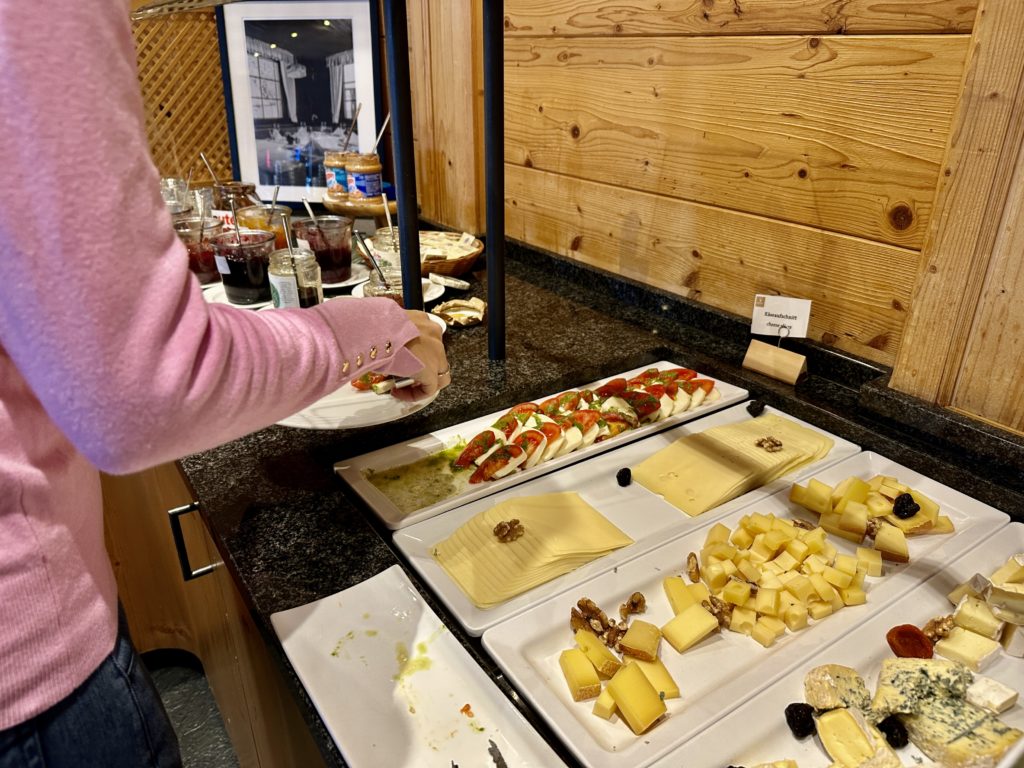 Hotel Steffisalp in Warth Frühstück