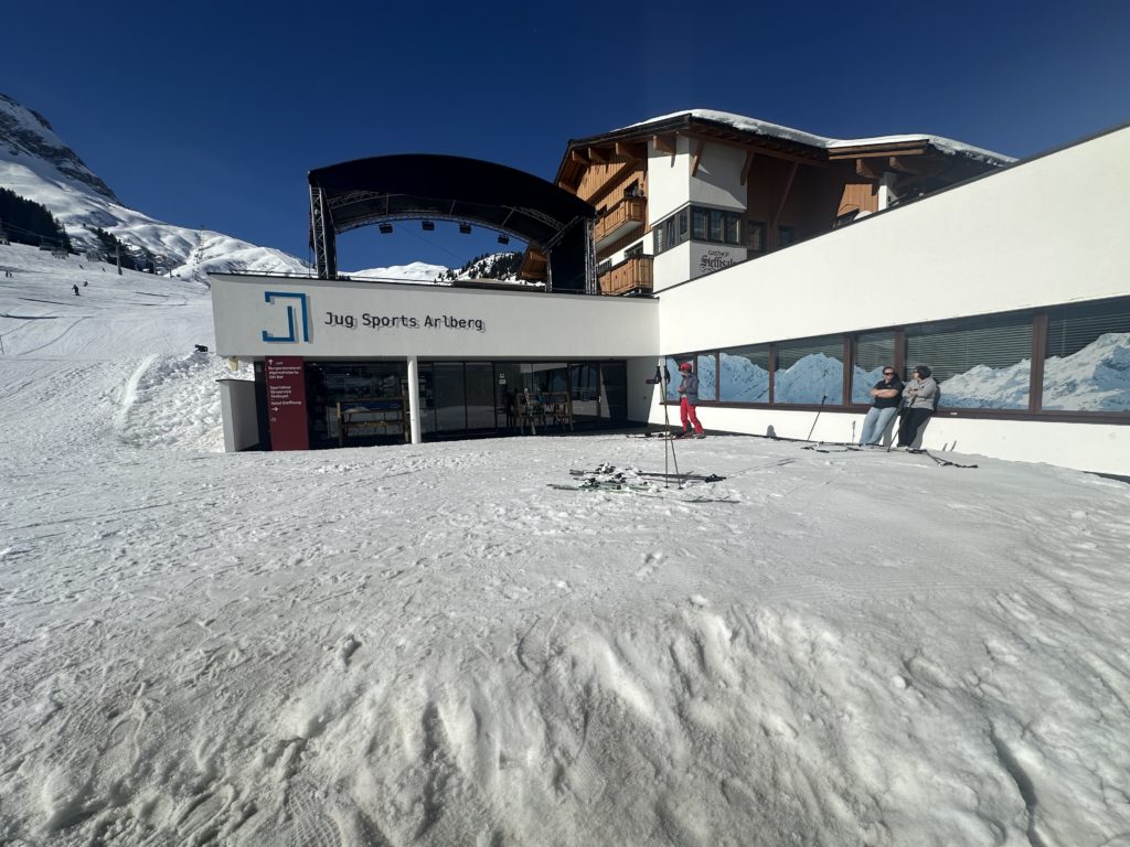 Hotel Steffisalp in Warth Ski fahren